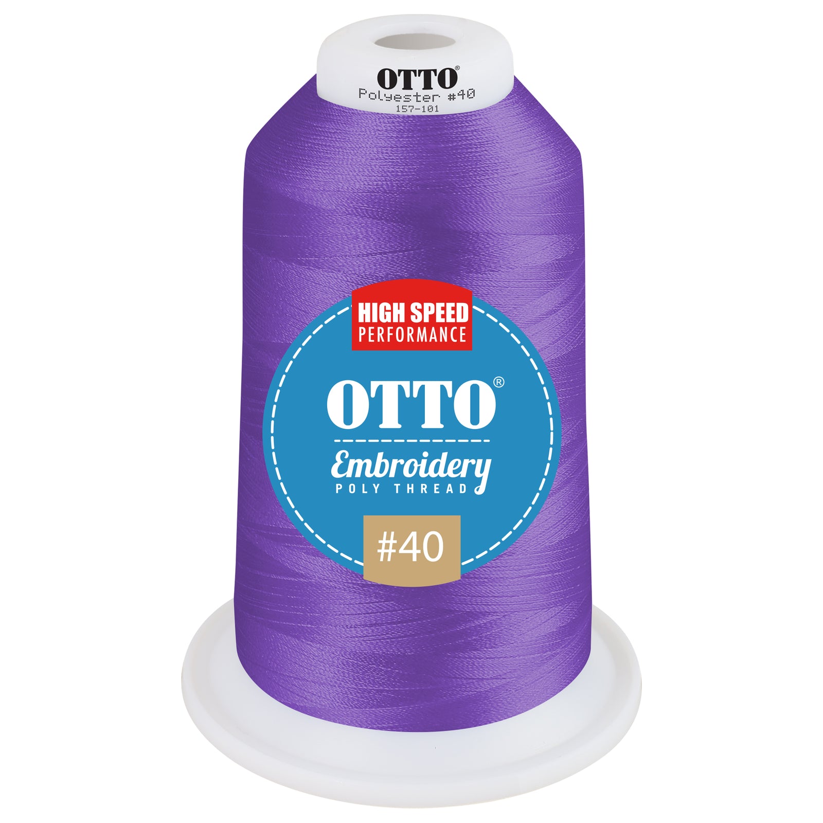 Front View of 510219 - Thread 510219 OTTO Embroidery Poly Thread #40 5,500 yd. King Cone