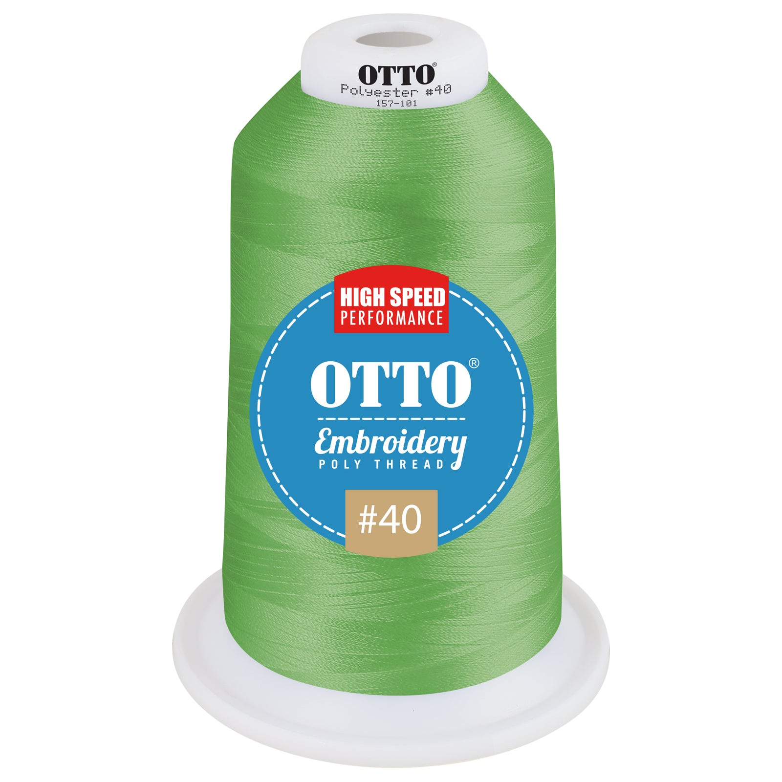 Front View of 510308 - Thread 510308 OTTO Embroidery Poly Thread #40 5,500 yd. King Cone
