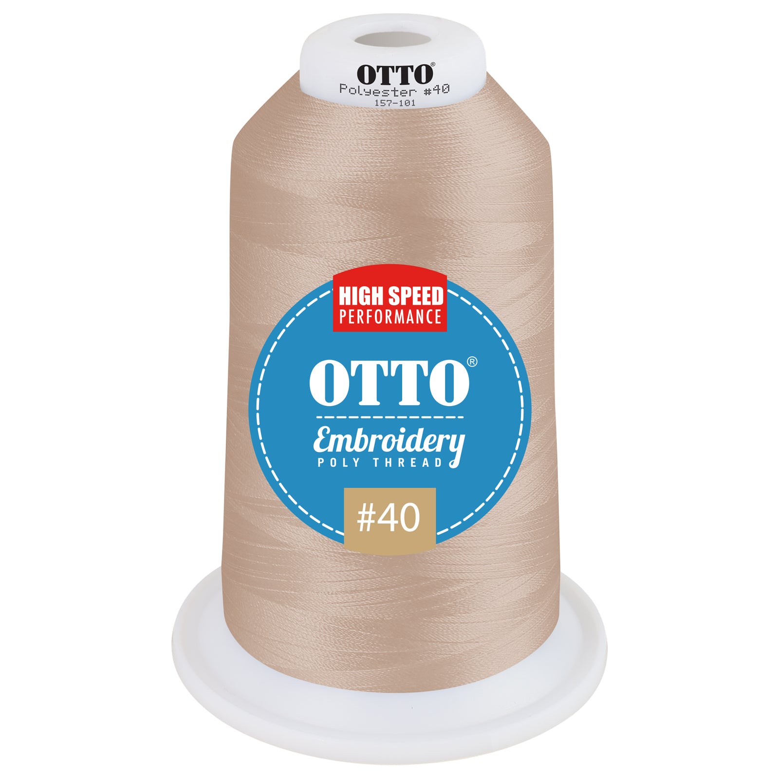 Front View of 510346 - Thread 510346 OTTO Embroidery Poly Thread #40 5,500 yd. King Cone