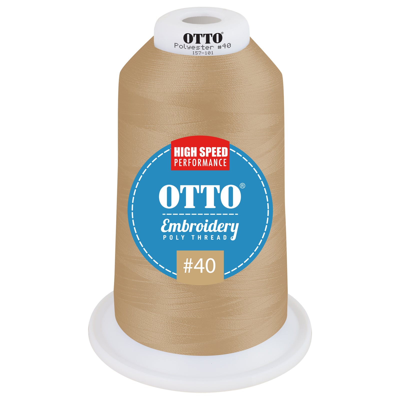 Front View of 510355 - Thread 510355 OTTO Embroidery Poly Thread #40 5,500 yd. King Cone