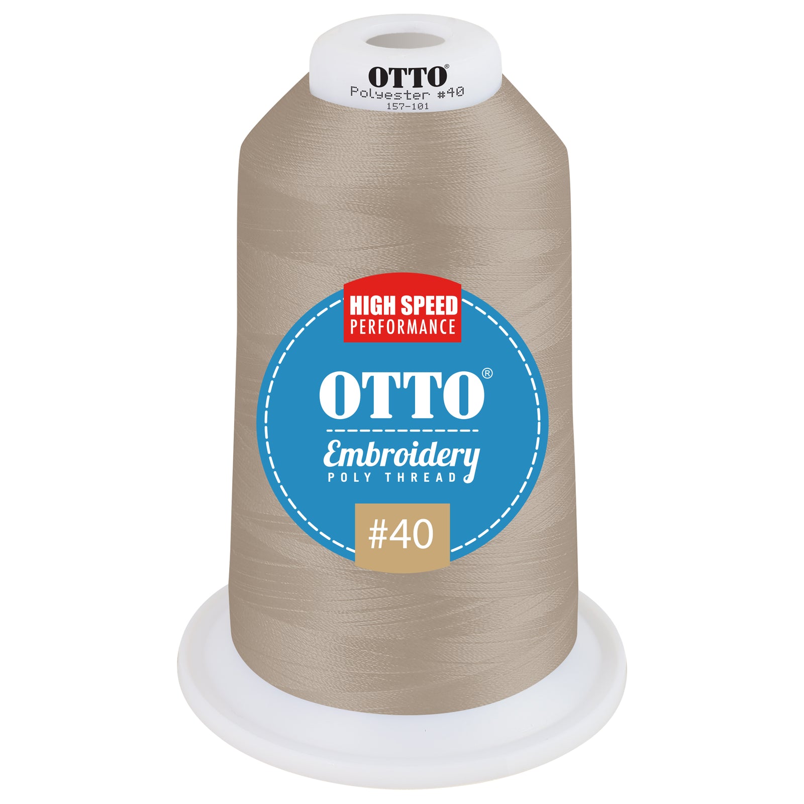 Front View of 510370 - Thread 510370 OTTO Embroidery Poly Thread #40 5,500 yd. King Cone