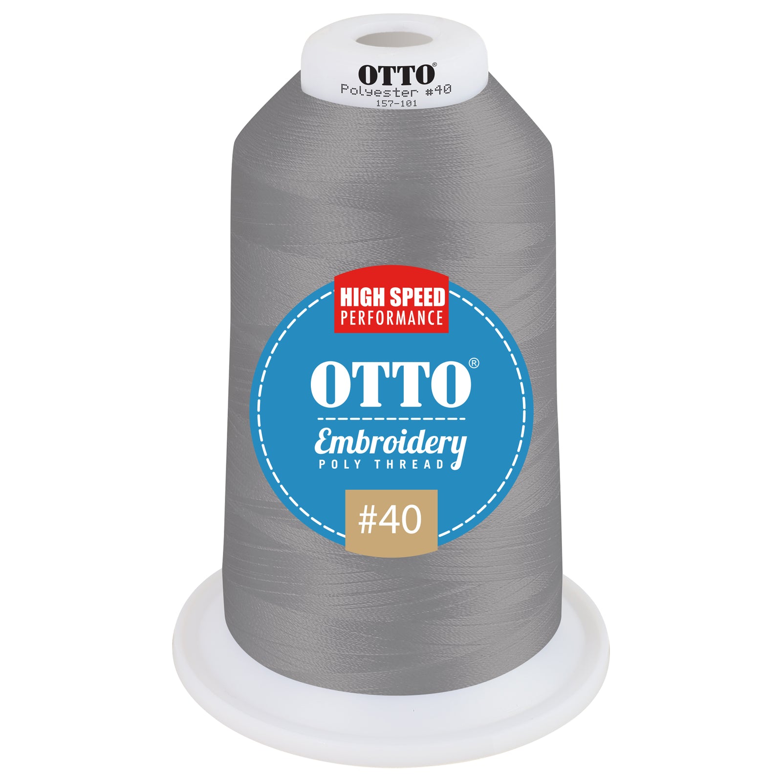 Front View of 510389 - Thread 510389 OTTO Embroidery Poly Thread #40 5,500 yd. King Cone
