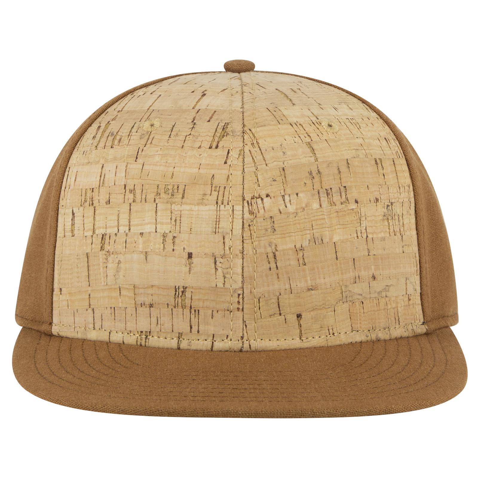 Front View of 8411284 - Cy Brn/Crk/Cy Brn OTTO CAP "OTTO SNAP" 6 Panel Pro Style Snapback Hat