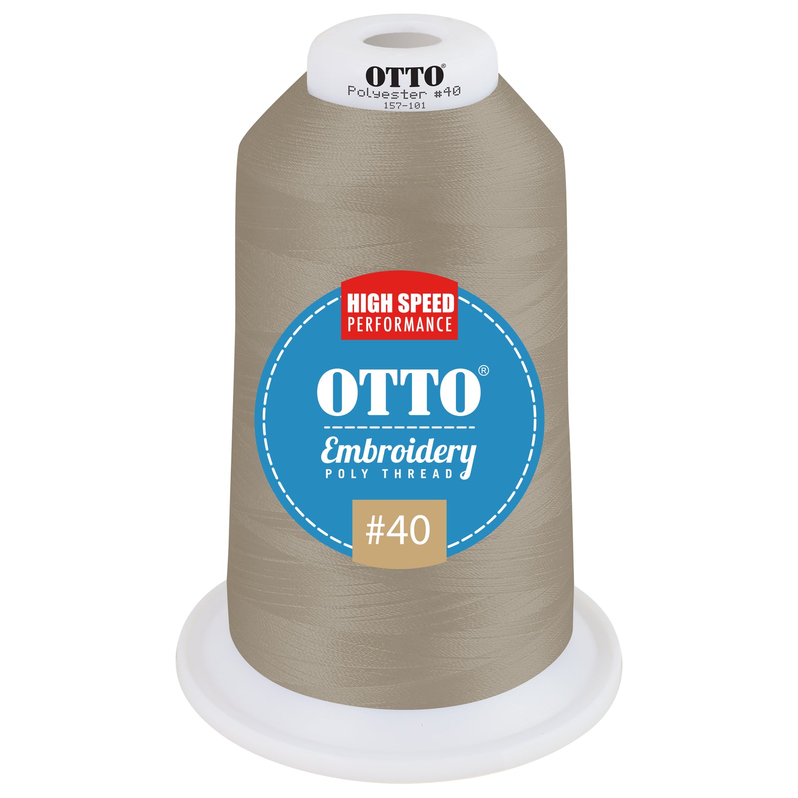 Front View of 92326 - Thread 92326 OTTO Embroidery Poly Thread #40 5,500 yd. King Cone