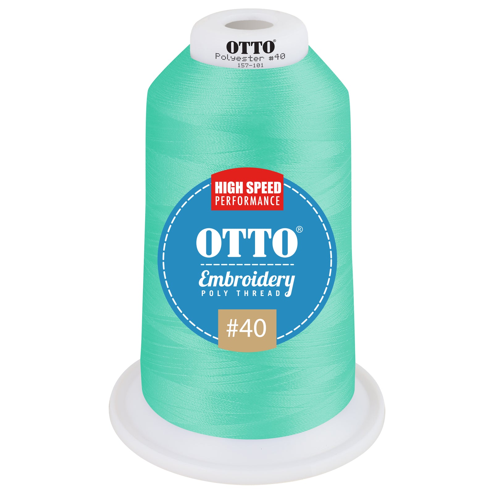 Front View of 99141 - Thread 99141 OTTO Embroidery Poly Thread #40 5,500 yd. King Cone