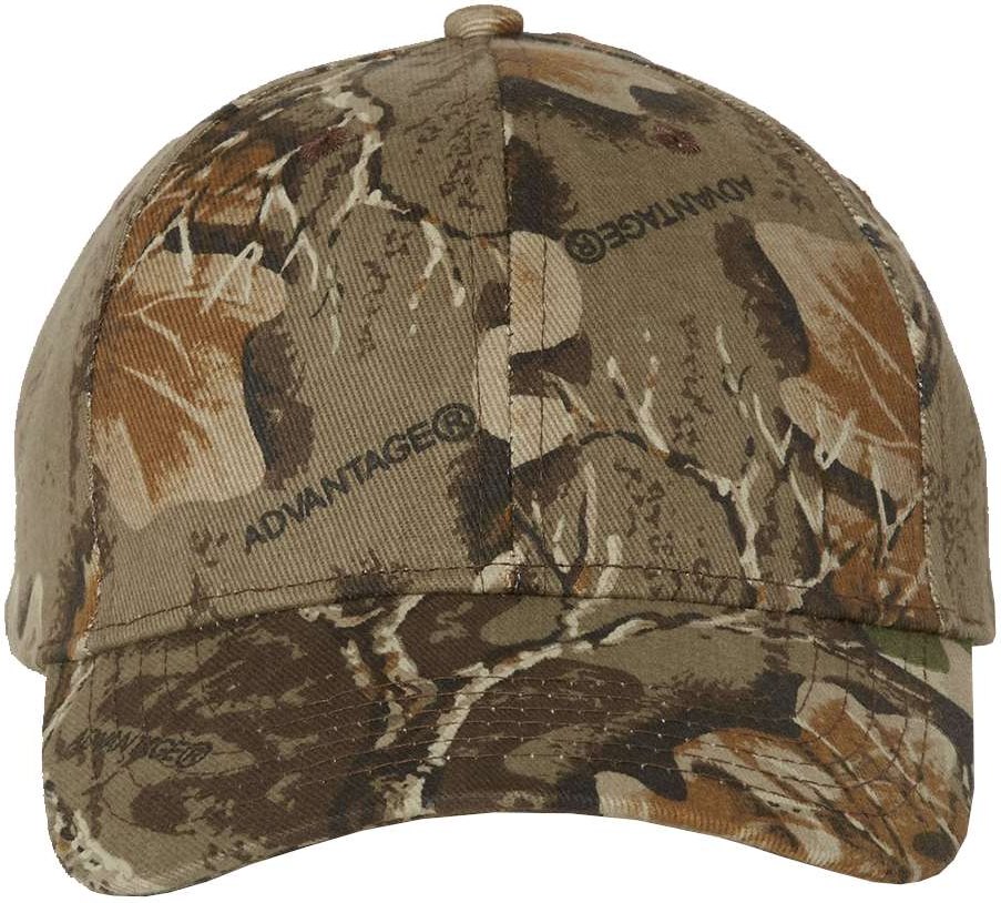 Front View of Advantage Classic Licensed Camo Cap - LC10