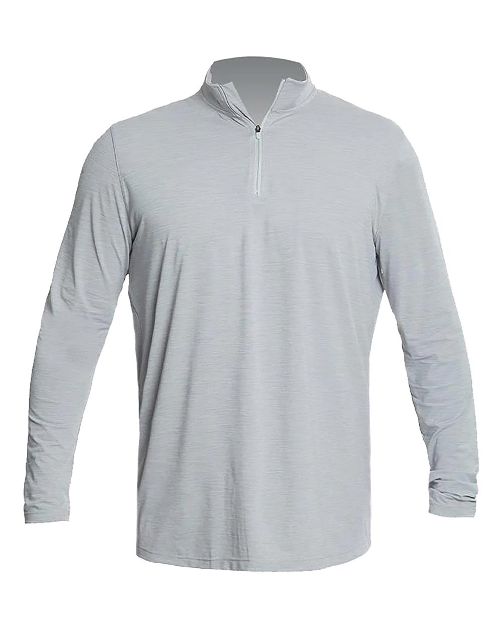 Front View of Alloy Heathered Low Pro Quarter-Zip - MVQTRL9