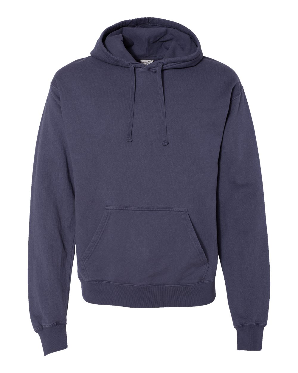 Front View of Anchor Slate Garment-Dyed Hooded Sweatshirt - GDH450
