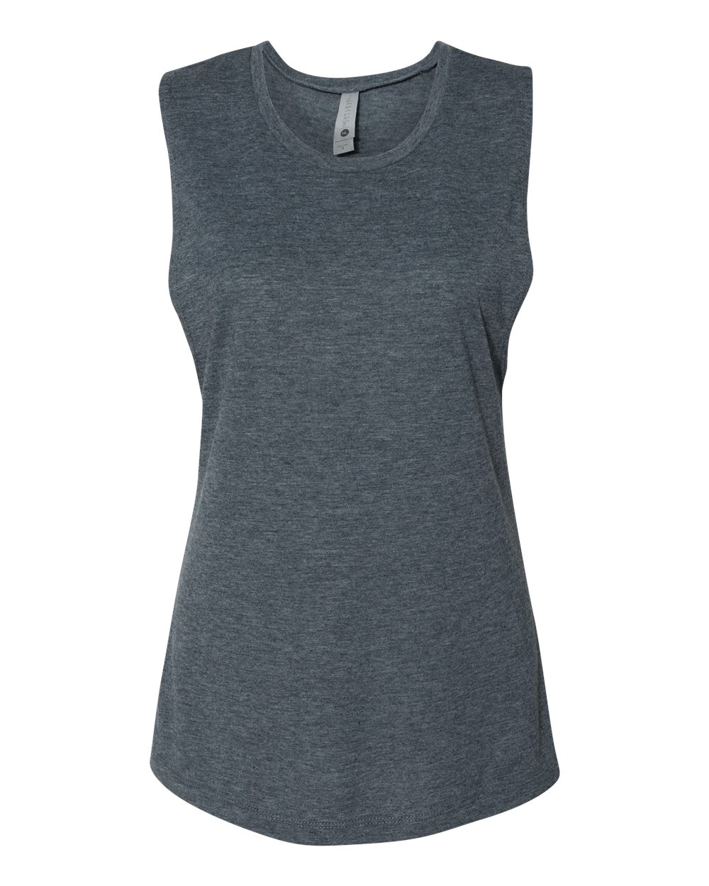 Front View of Antique Denim Women’s Festival Muscle Tank - 5013