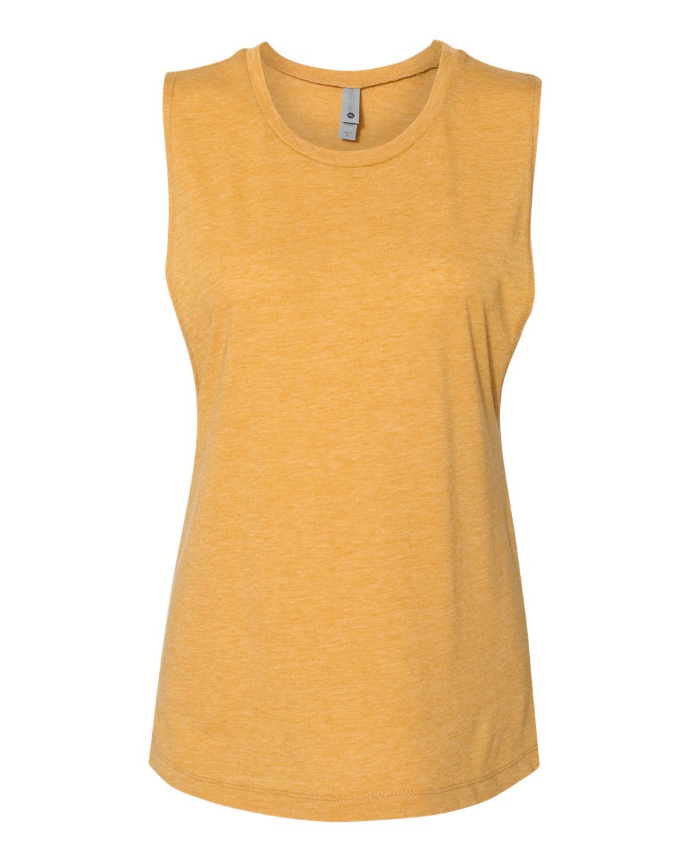 Front View of Antique Gold Women’s Festival Muscle Tank - 5013