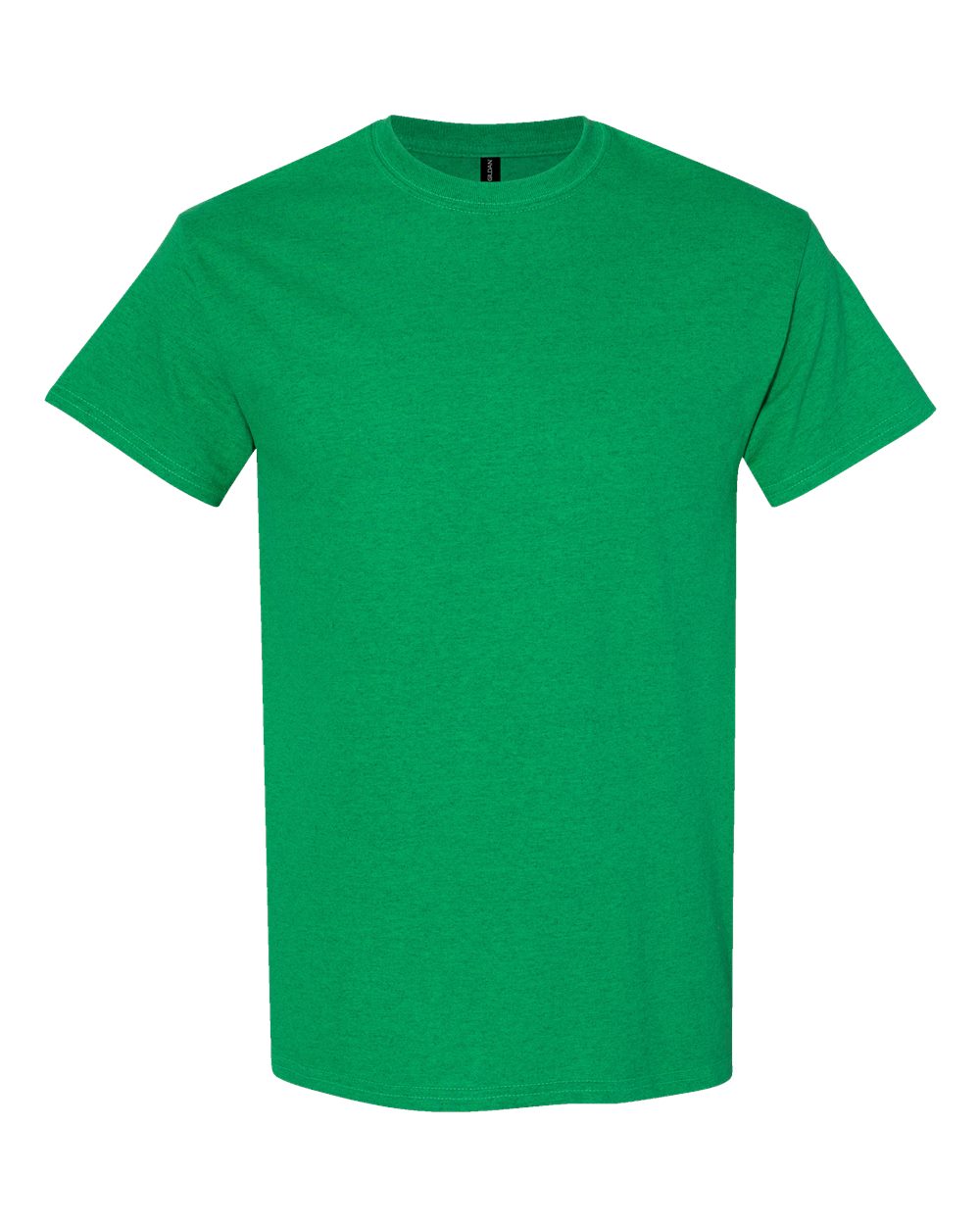 Front View of Antique Irish Green Heavy Cotton™ T-Shirt - 5000