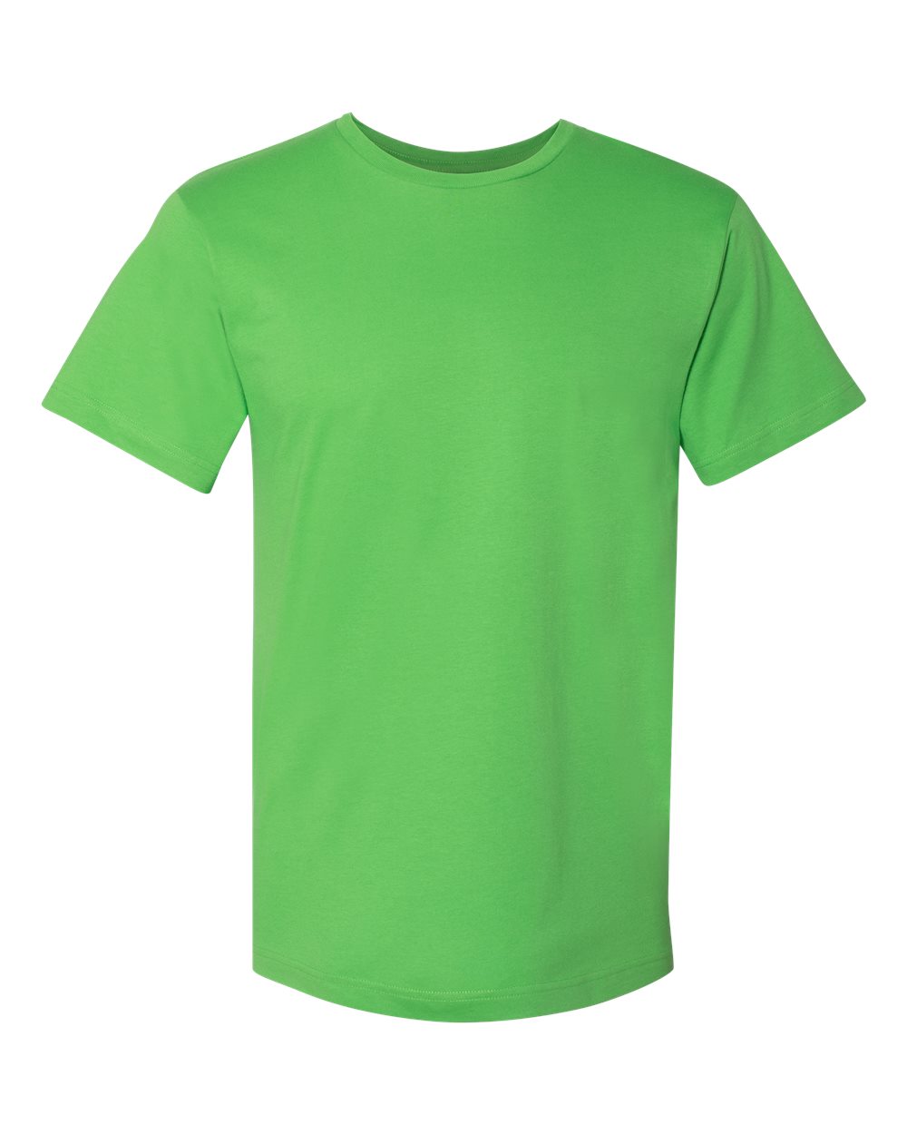 Front View of Apple Fine Jersey Tee - 6901