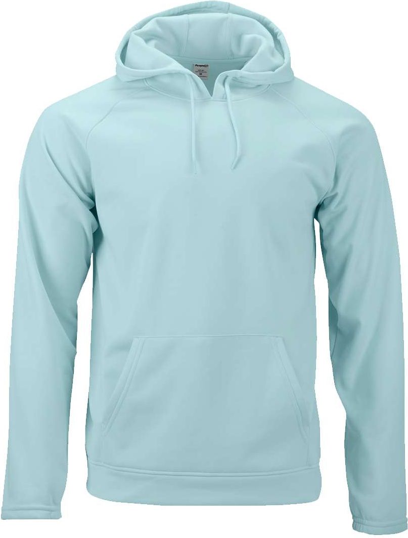 Aqua Blue Vail Performance Fleece Hooded Sweatshirt - 305