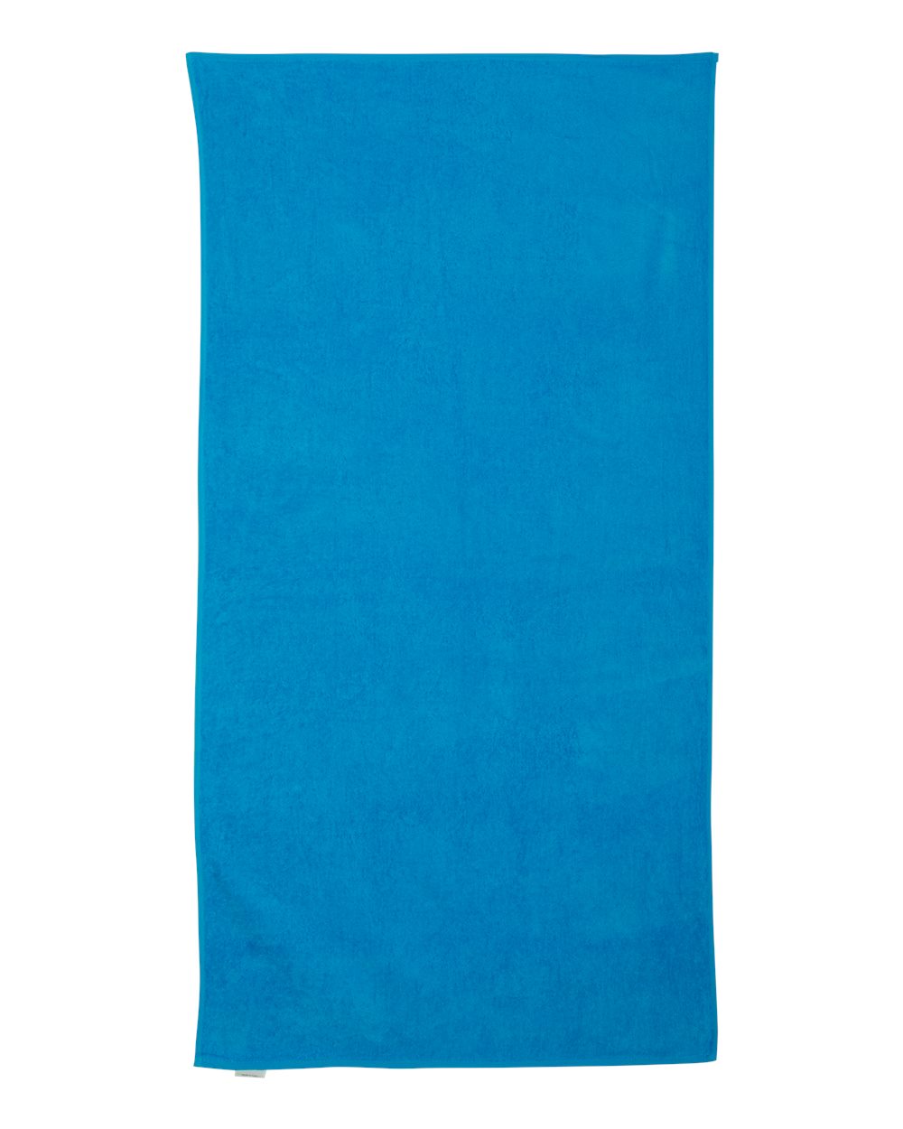 Front View of Aqua Value Beach Towel - OAD3060