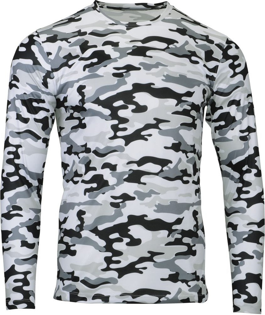 Arctic Camo Woodland Performance Long Sleeve T-Shirt - 238