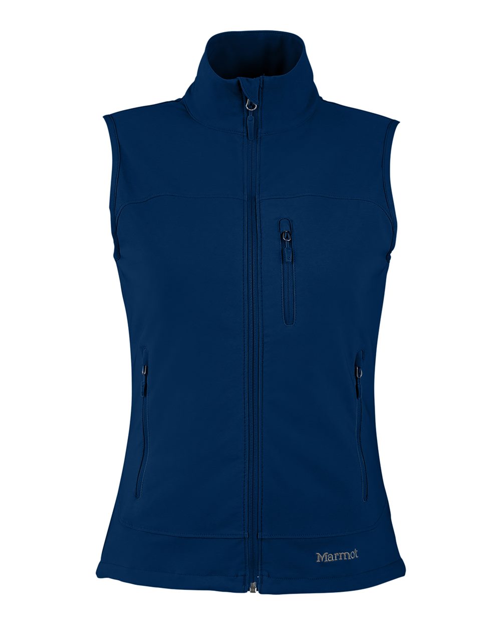 Front View of Arctic Navy Women's Tempo Vest - M16080
