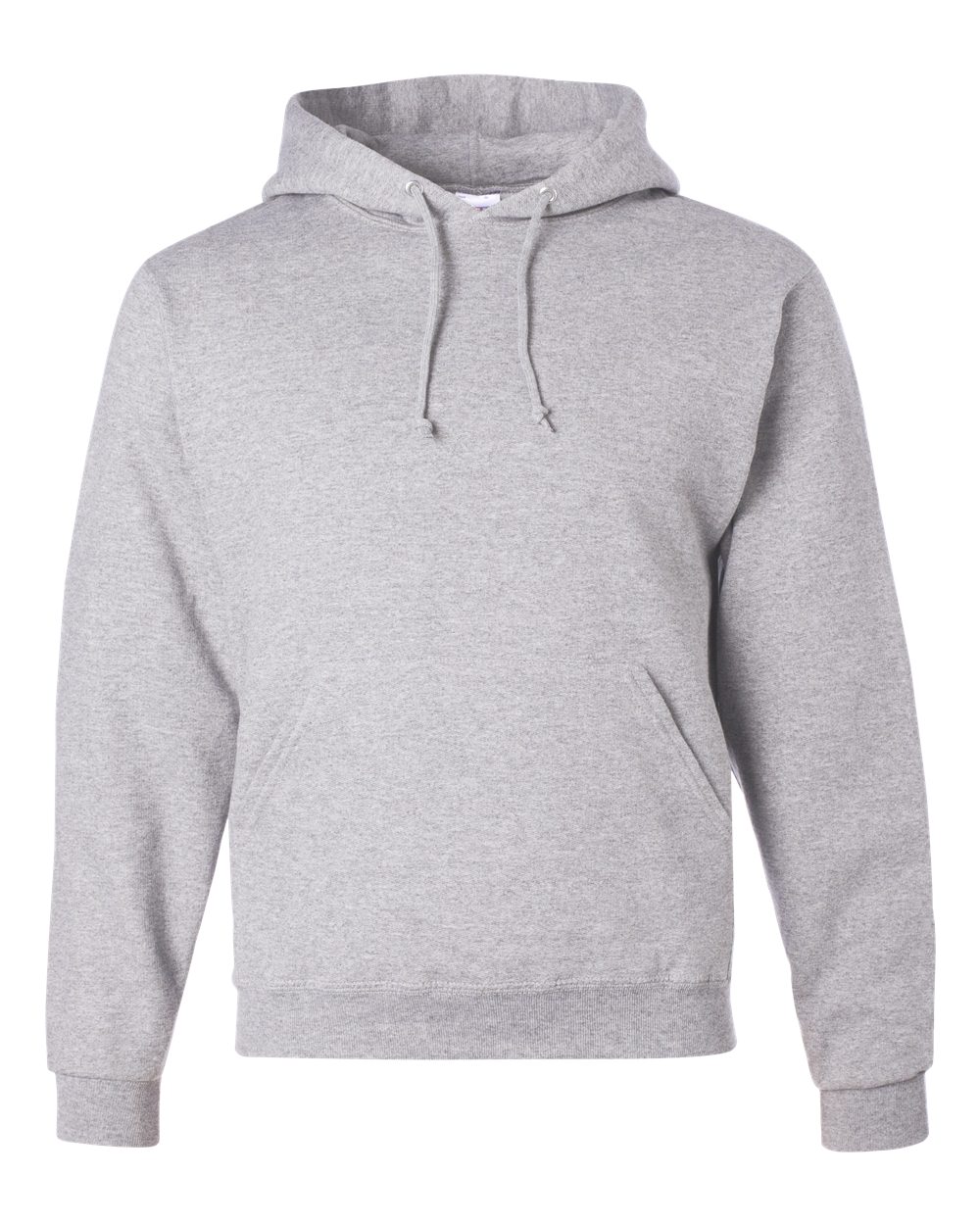 Front View of Ash NuBlend® Hooded Sweatshirt - 996MR