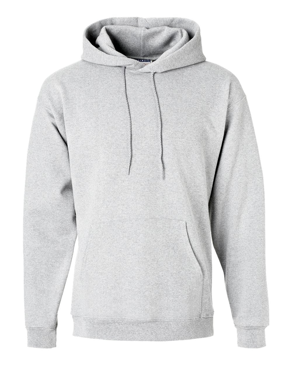 Front View of Ash Ultimate Cotton® Hooded Sweatshirt - F170