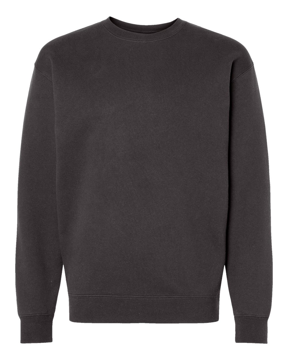 Front View of Asphalt Heavyweight Crewneck Sweatshirt - IND3000