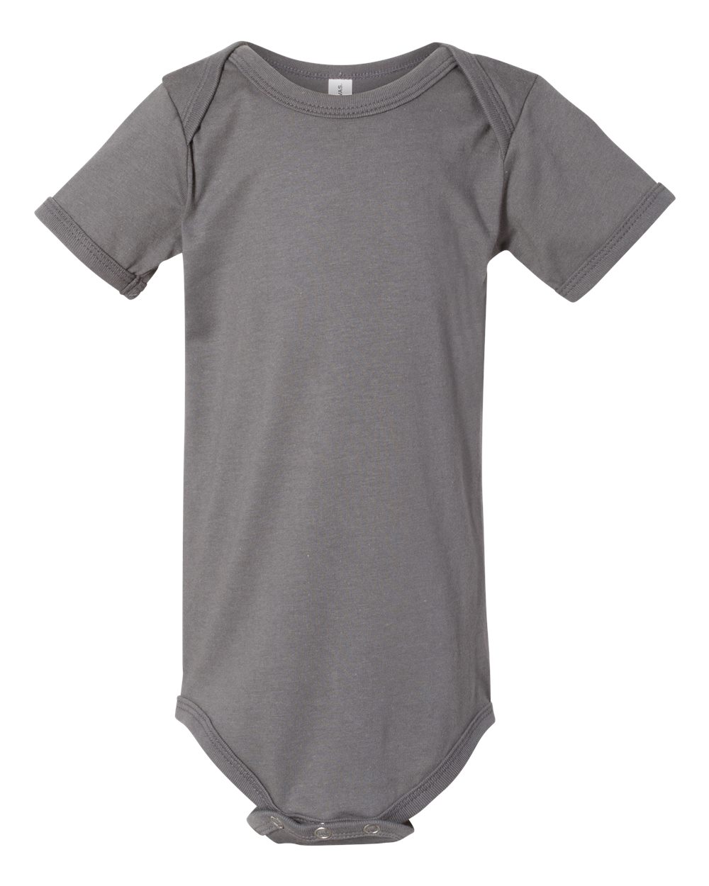 Front View of Asphalt Infant Jersey One Piece - 100B