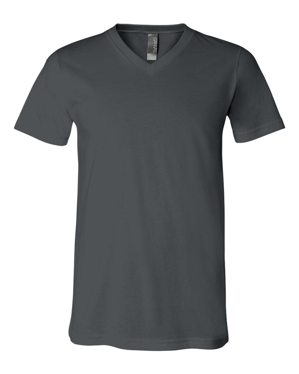 Front View of Asphalt Jersey V-Neck Tee - 3005