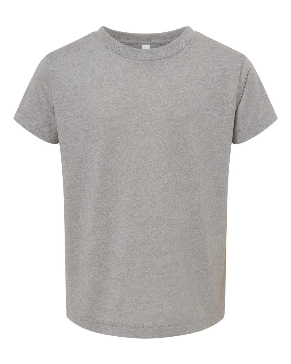 Front View of Athletic Grey Triblend Toddler Triblend Tee - 3413T