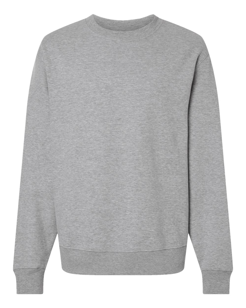 Front View of Athletic Heather 10 oz. Heavyweight Sweatshirt - 4711
