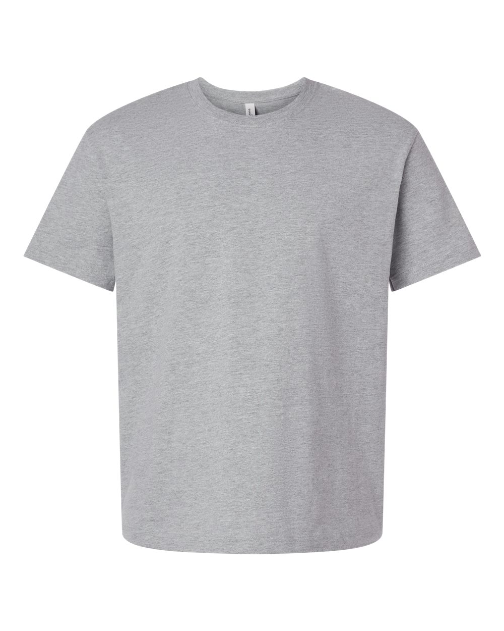Front View of Athletic Heather 7.5 oz Heavyweight Tee - 4610