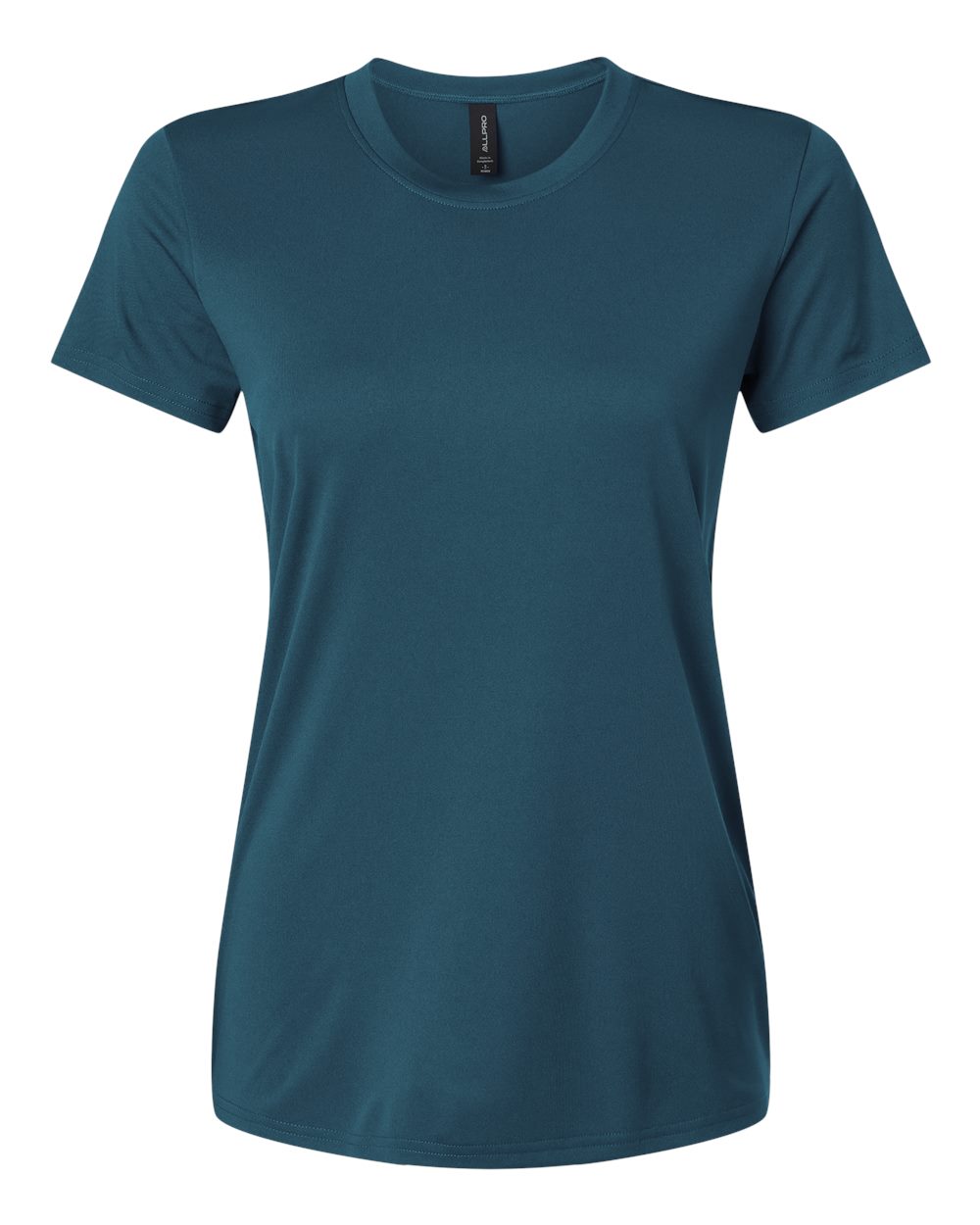 Front View of Atlantic Blue Pro-Lock Women's Performance T-Shirt - 48000L