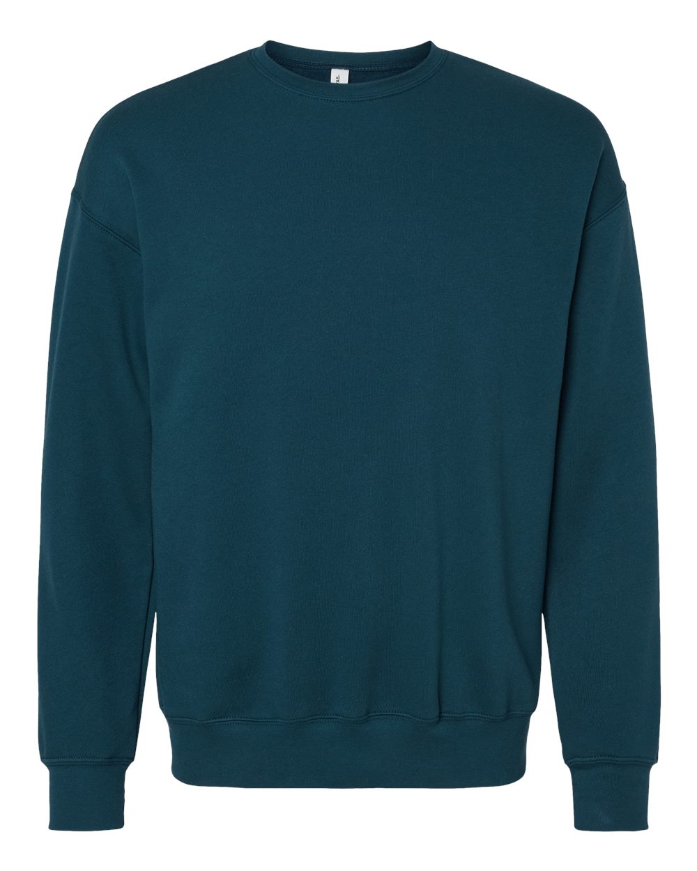 Front View of Atlantic Sponge Fleece Drop Shoulder Crewneck Sweatshirt - 3945