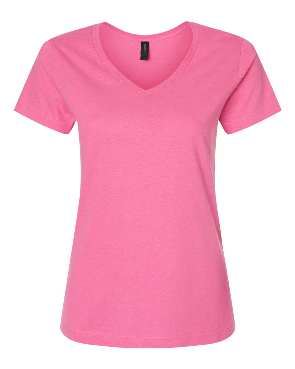 Front View of Azalea Softstyle® Women’s V-Neck T-Shirt - 64V00L