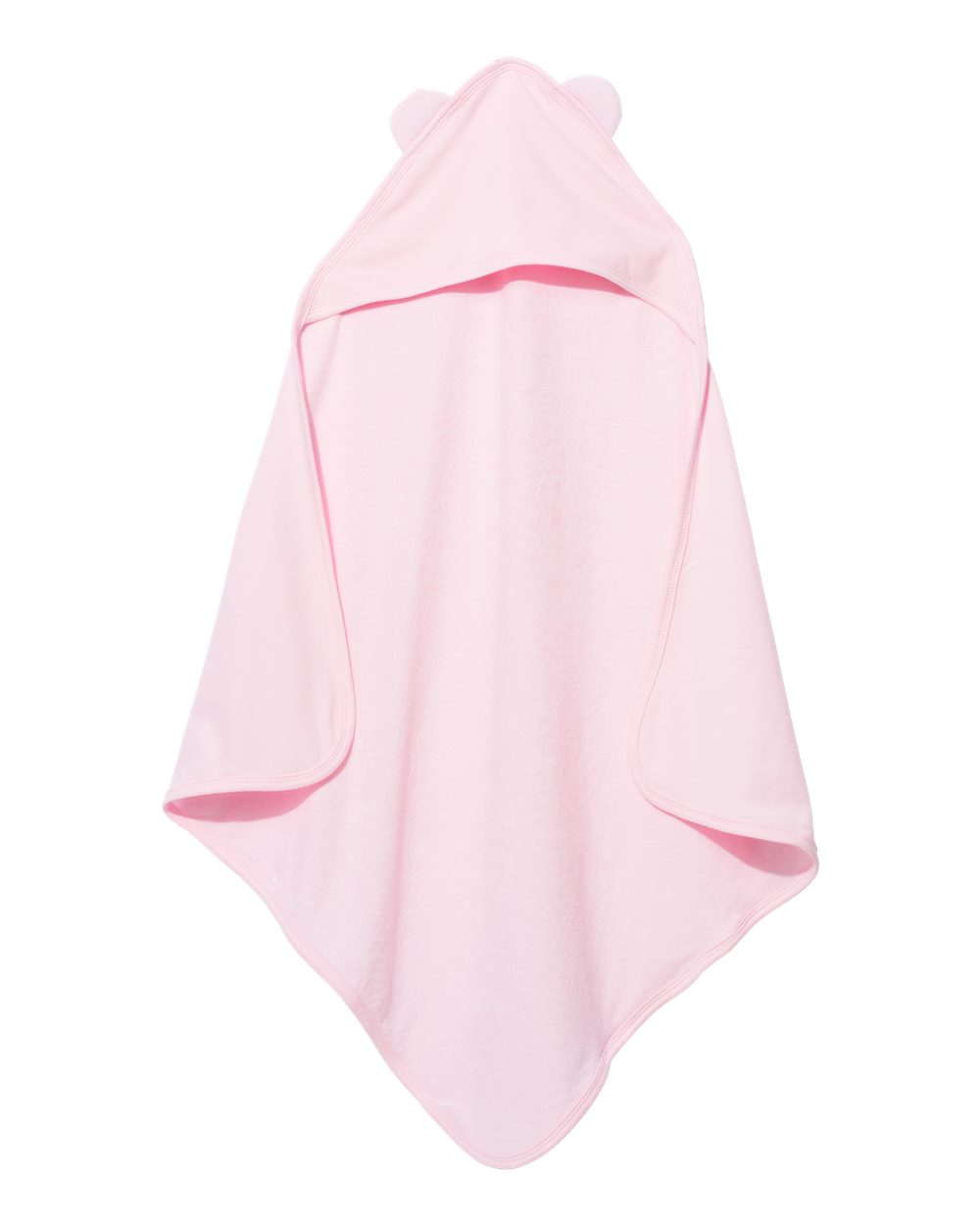 Front View of Ballerina Terry Cloth Hooded Towel with Ears - 1013