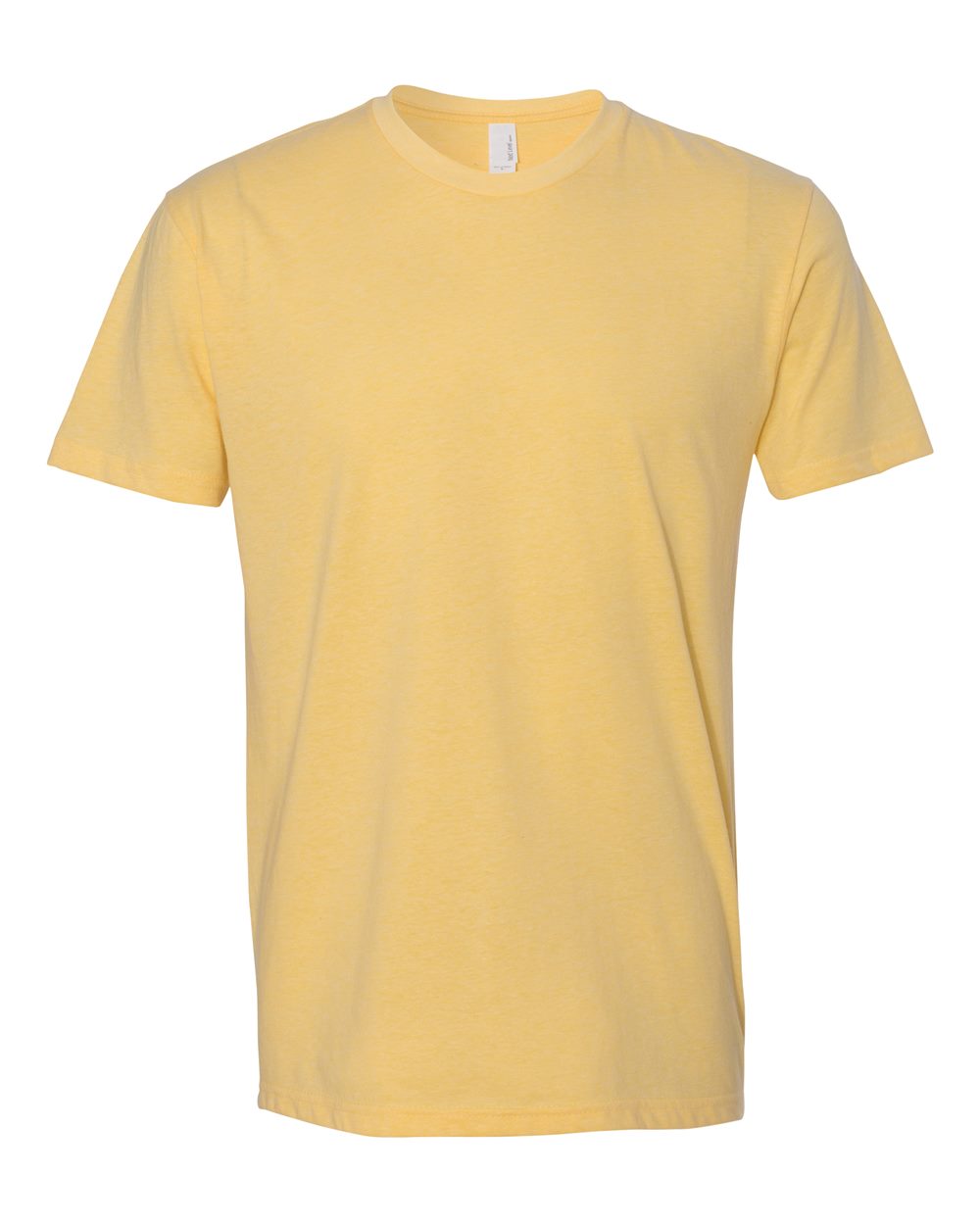 Front View of Banana Cream CVC T-Shirt - 6210