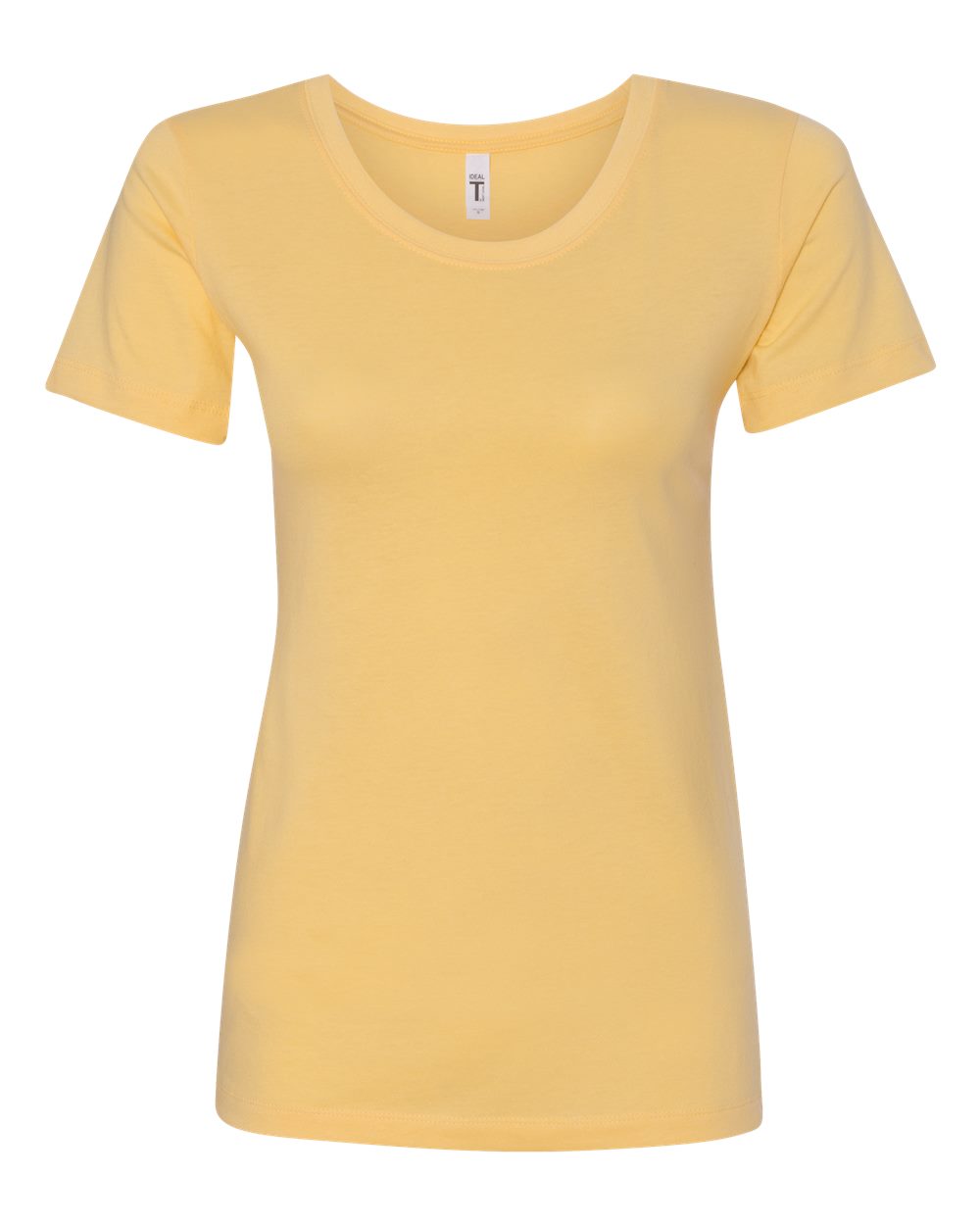 Front View of Banana Cream Women's Ideal T-Shirt - 1510