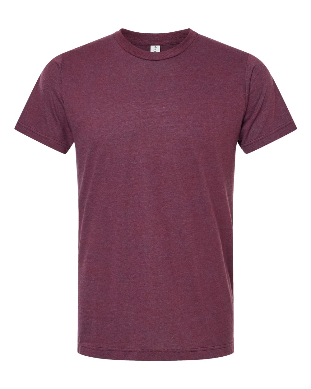 Front View of Berry Tri Blend Tri-Blend T-Shirt - 254