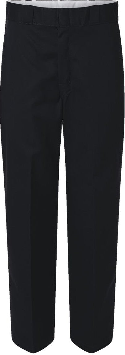Front View of Black - 28I Industrial 874® Work Pants - P874