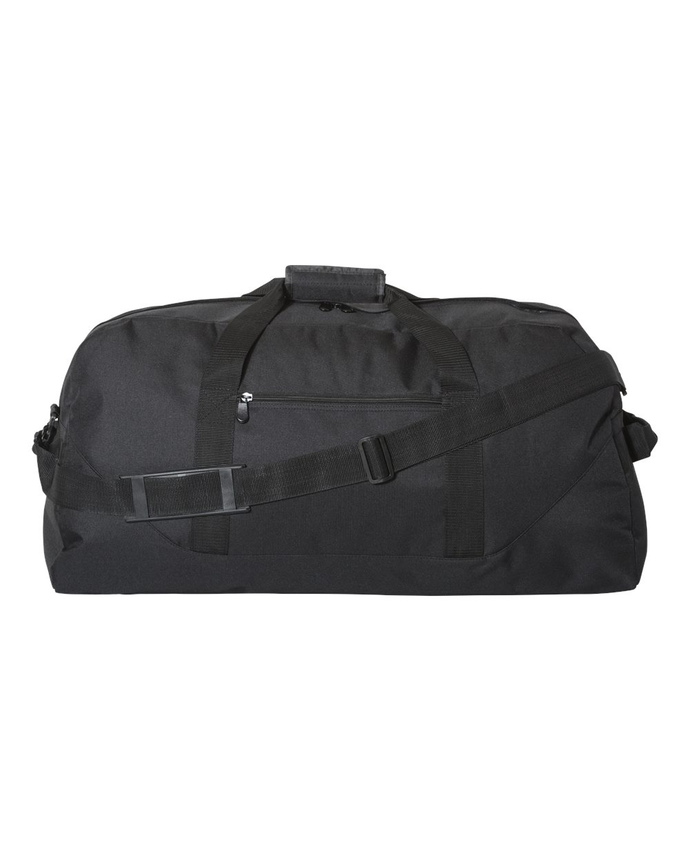 Front View of Black 30" Duffel Bag - 2252