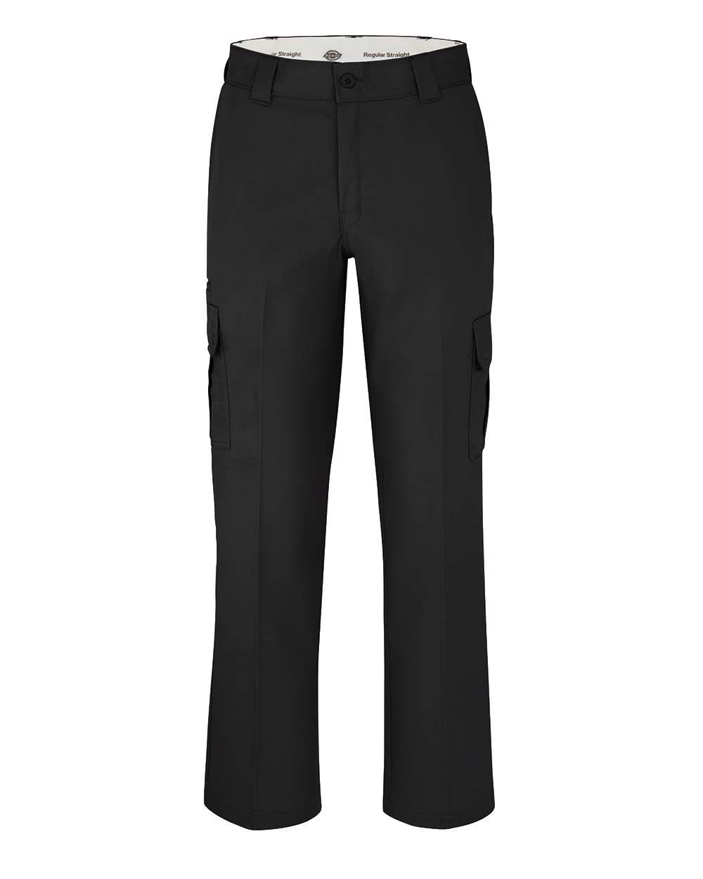 Front View of Black - 32I Cargo Pants - WP95