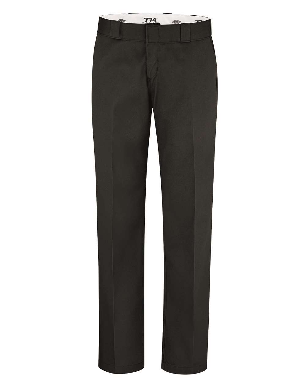 Front View of Black - 32I Women's Work Pants - Extended Sizes - FP74EXT