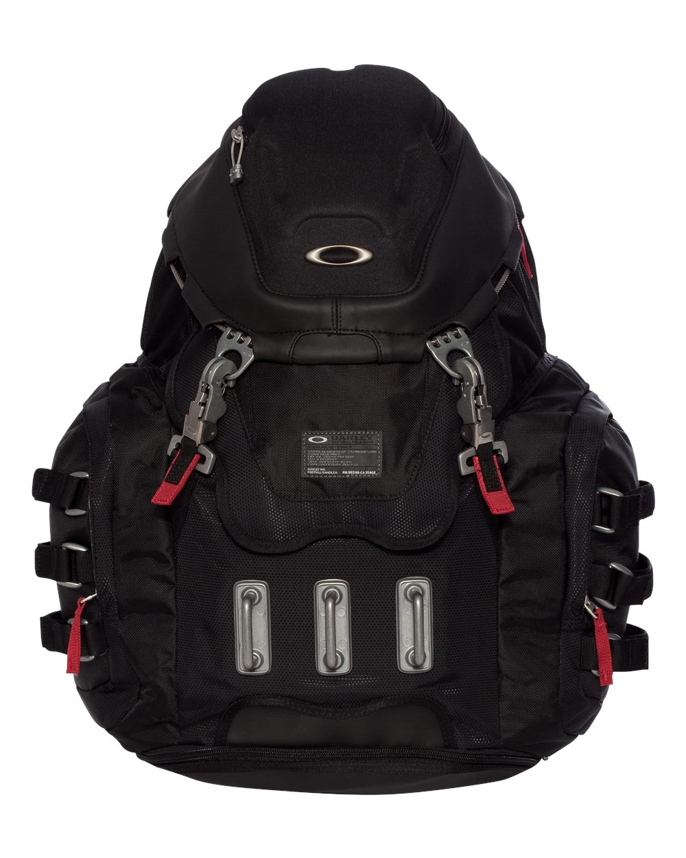 Front View of Black 34L Kitchen Sink Backpack - 92060AODM