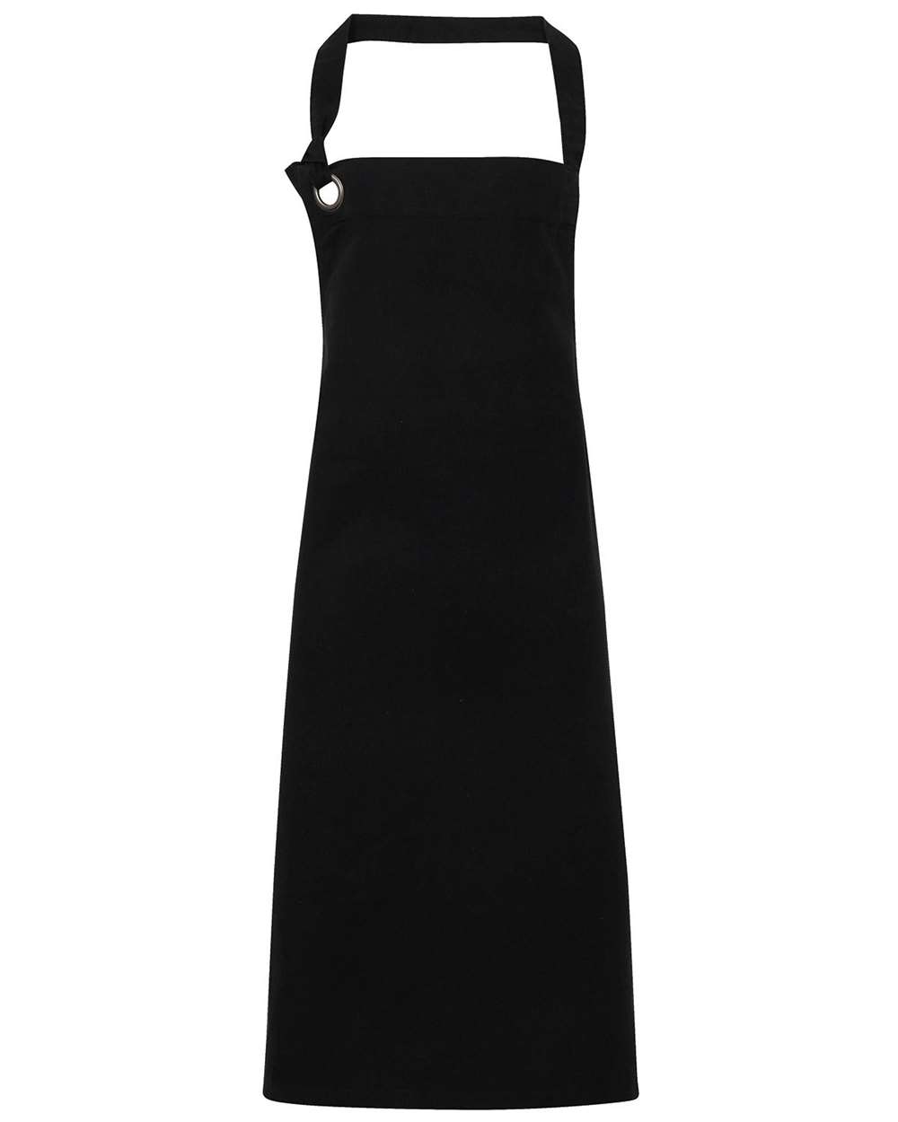 Front View of Black Calibre Heavy Canvas Bib Apron - RP130