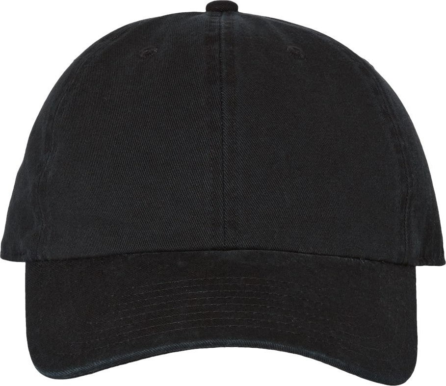Front View of Black Clean Up Cap - 4700