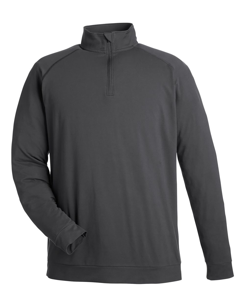 Front View of Black Colt Quarter-Zip Pullover - SWC500