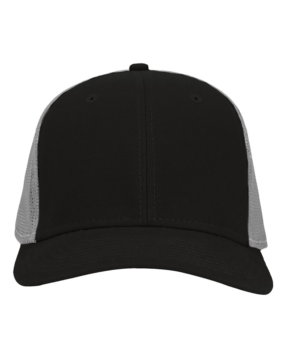 Front View of Black/ Fog Hudson Flex Cap - 3028