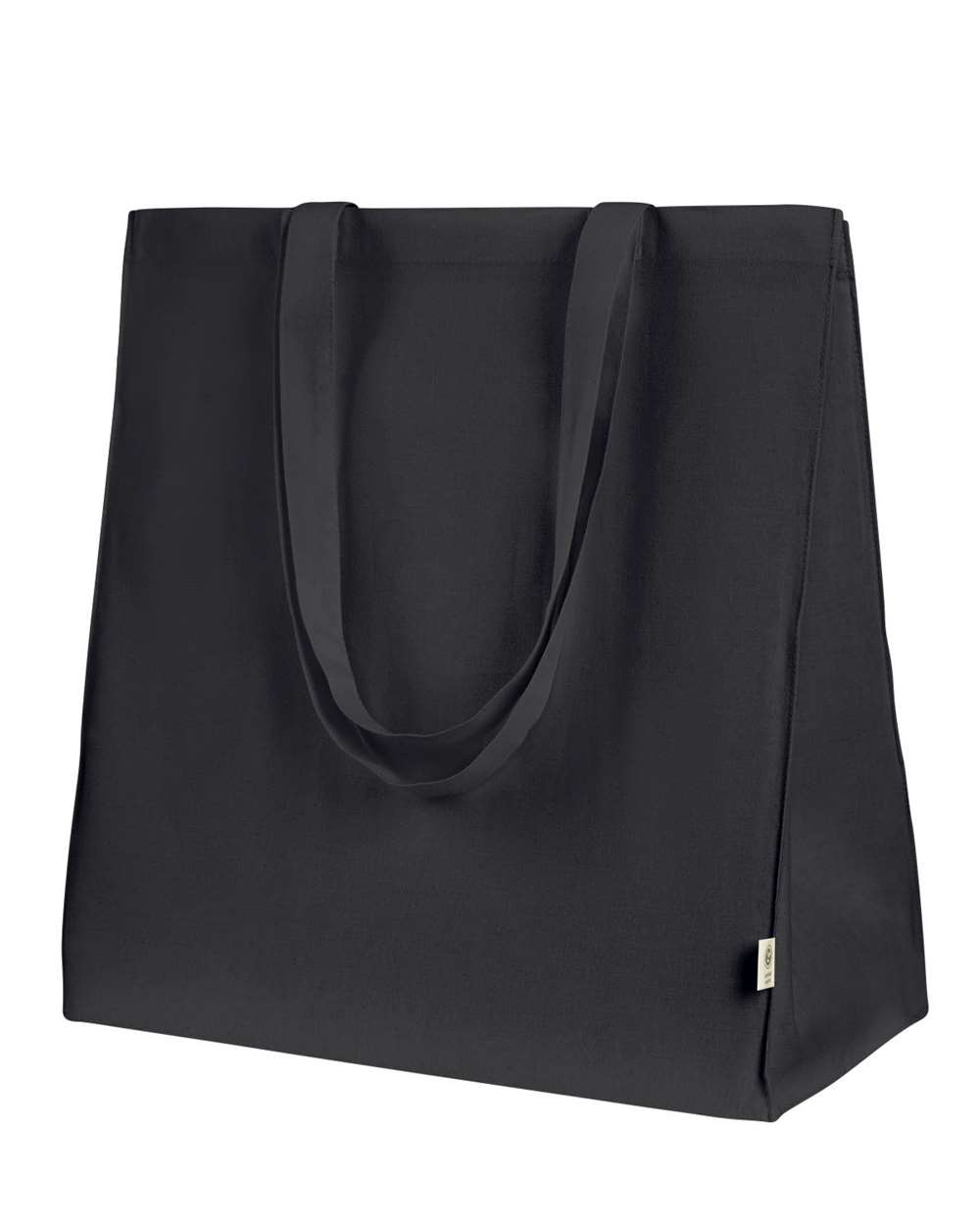 Front View of Black Go Lite Tote - EC8052