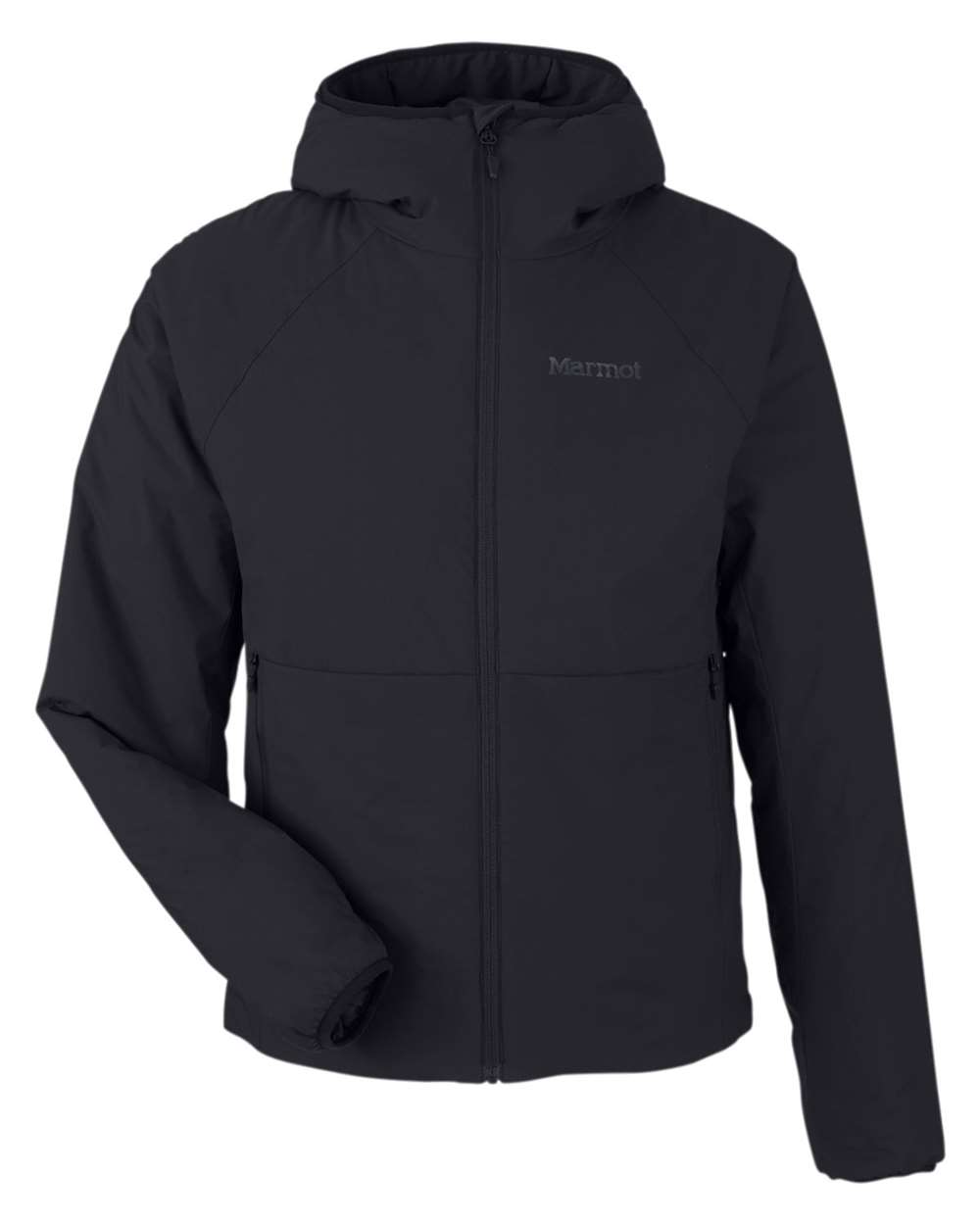 Front View of Black Novus Jacket - M12691