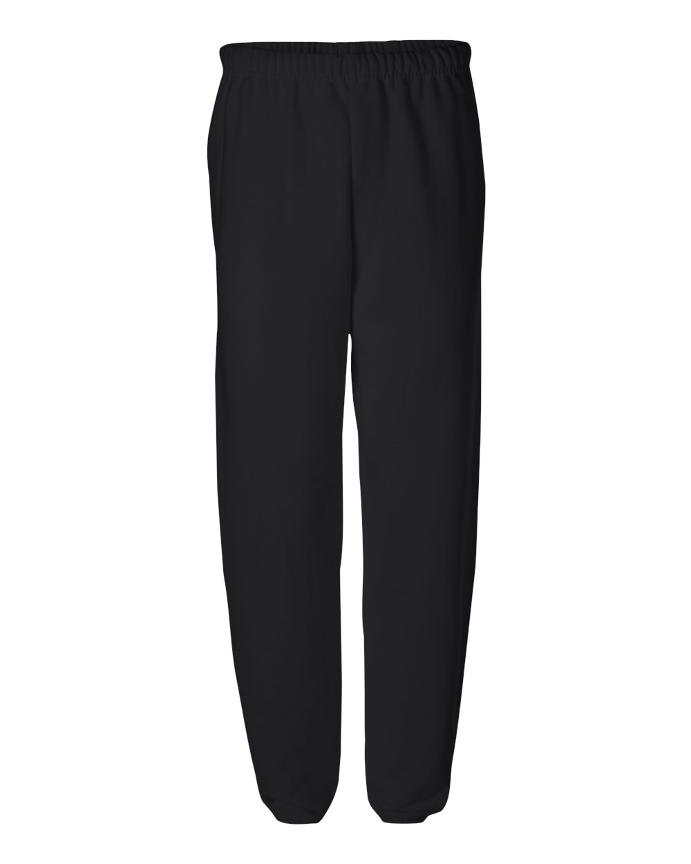 Front View of Black NuBlend® Sweatpants - 973MR
