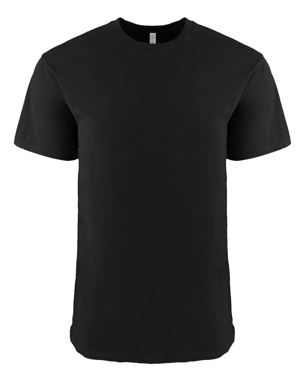 Front View of Black Power Crew Short Sleeve Tee - 7410S