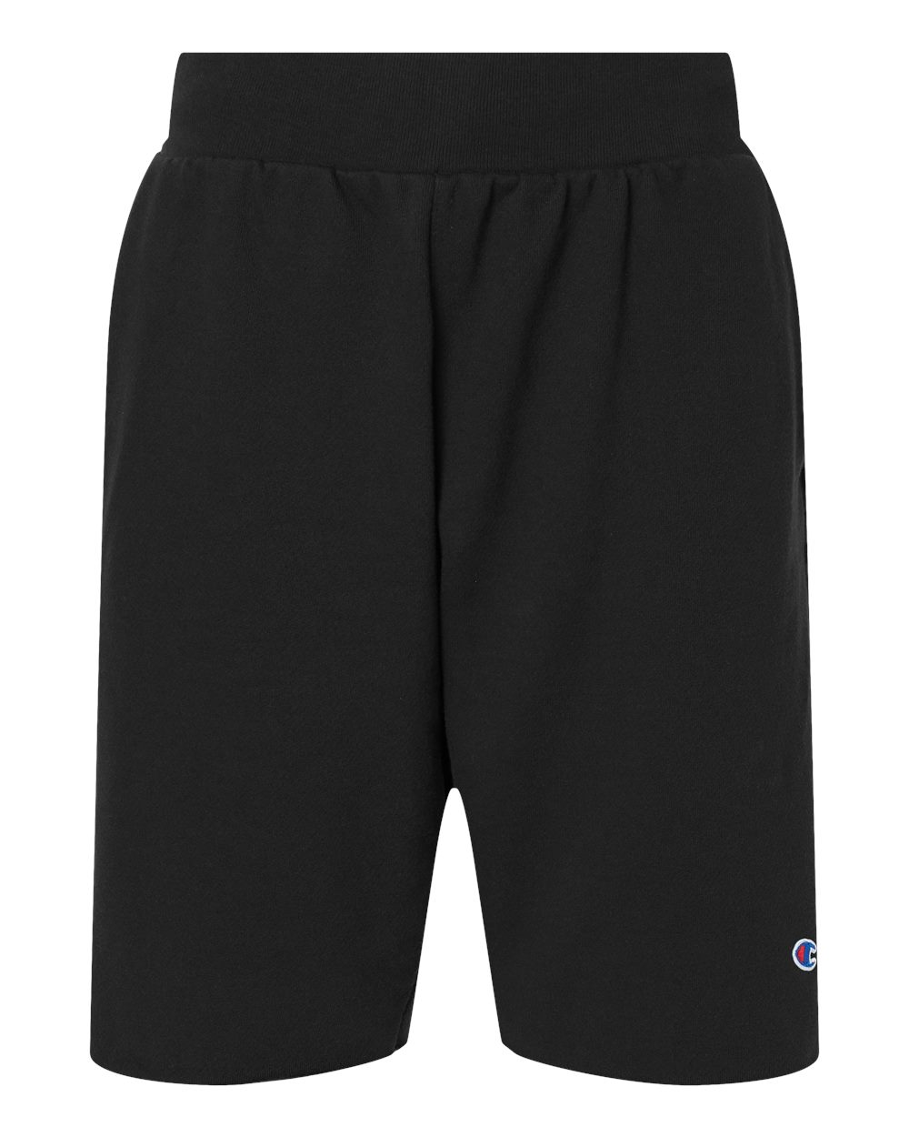 Front View of Black Reverse Weave® Shorts - RW26