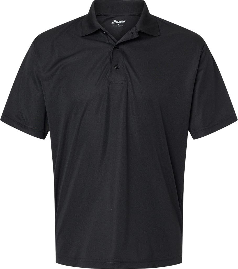 Front View of Black Sebring Performance Polo - 500